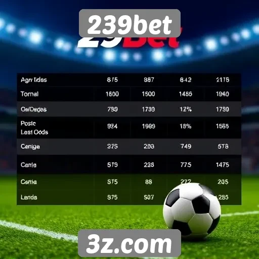 Comparativo de odds nas apostas 239bet